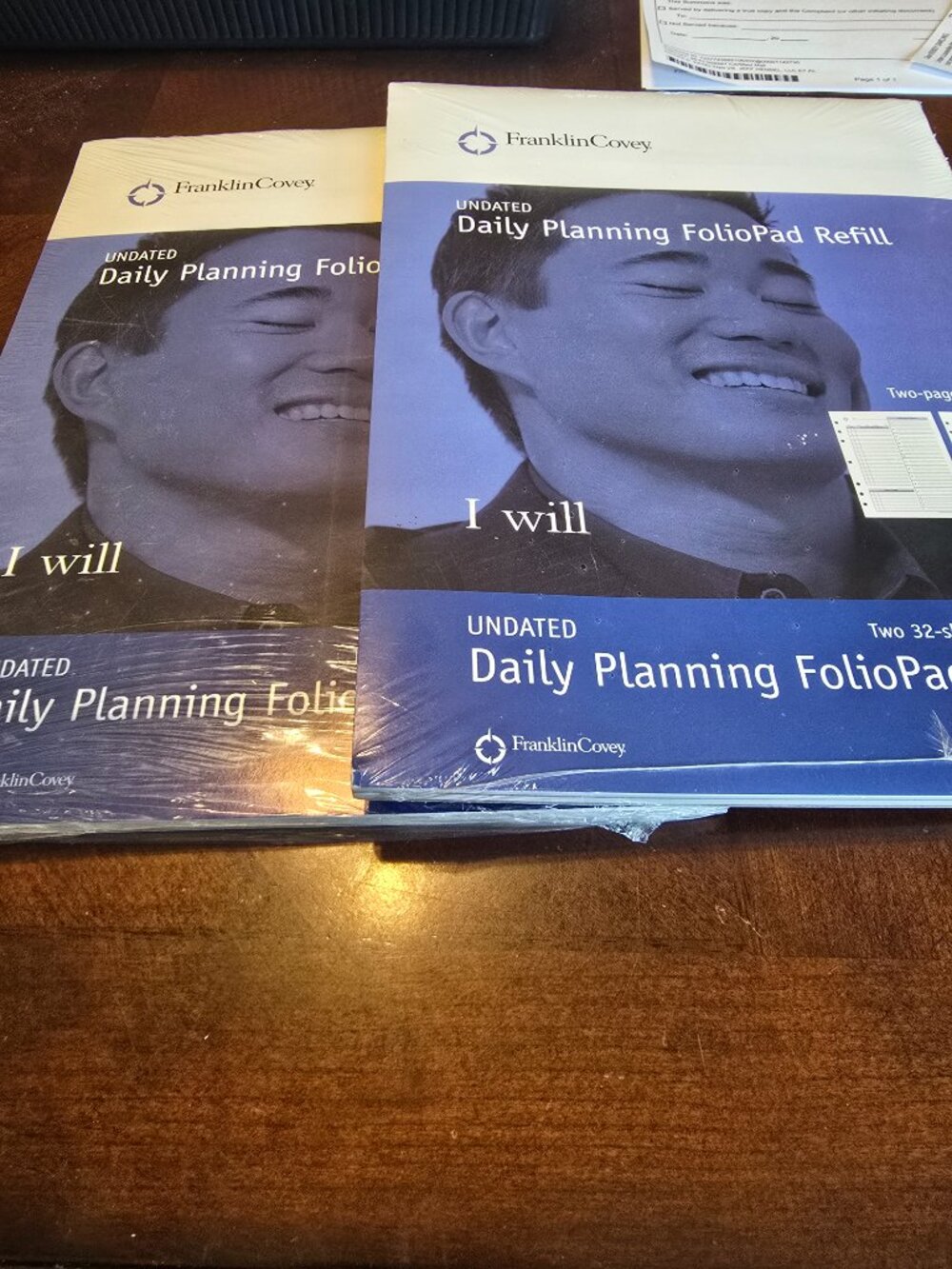 FranklinCovey Undated Daily Planning FolioPad Refill 8.5 x 11 Inches 2-Pack NIB